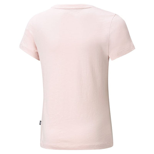 Puma Essentials Logo Tee - Girls - Lotus