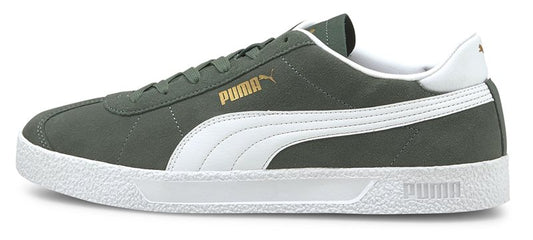Puma Club Trainers - Mens - Balsam Green/White/Gold