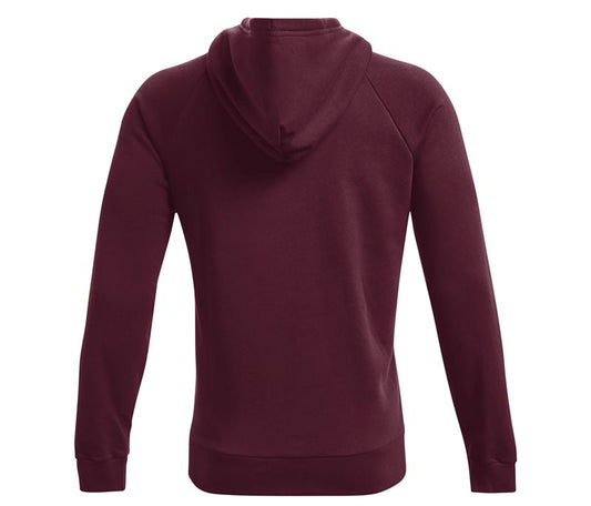 Under Armour Rival Fleece Hoodie - Mens - Dark Maroon/Onyx White