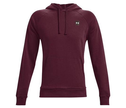 Under Armour Rival Fleece Hoodie - Mens - Dark Maroon/Onyx White