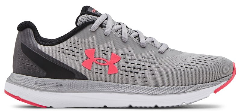 Under Armour Charged Impulse 2 Running Shoes - Womens - Grey Wolf/Black/Brilliance