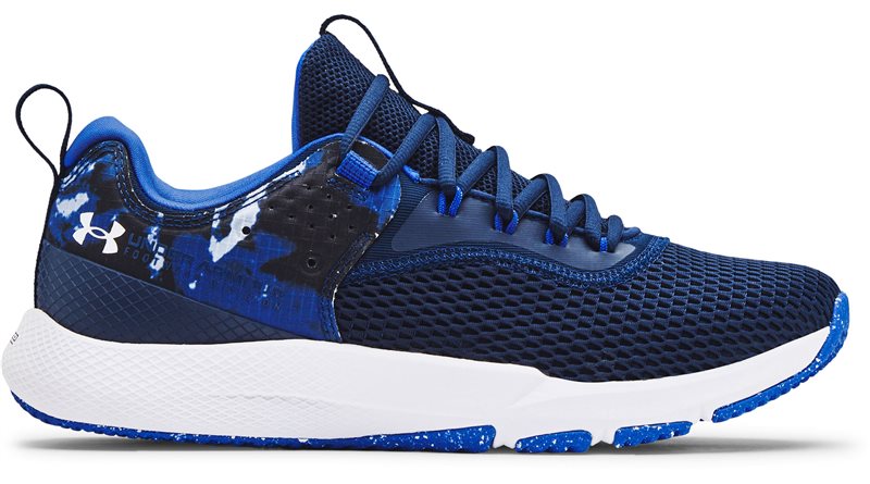 Under Armour Charged Focus Print Training Shoes - Mens - Academy/White