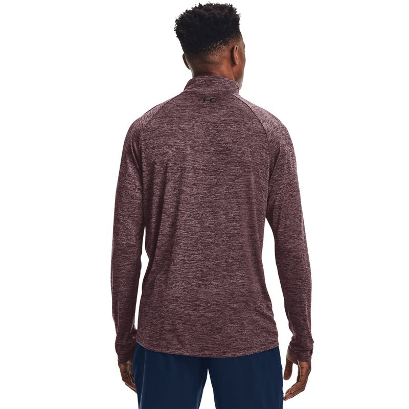 Under Armour Tech 1/2 Zip Top - Mens - Ash Plum/Black