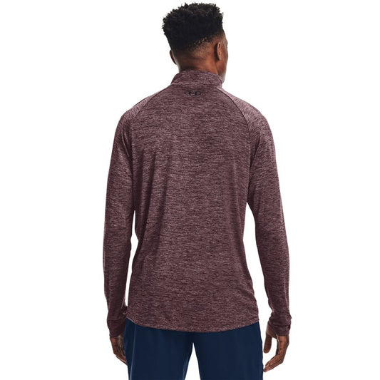 Under Armour Tech 1/2 Zip Top - Mens - Ash Plum/Black