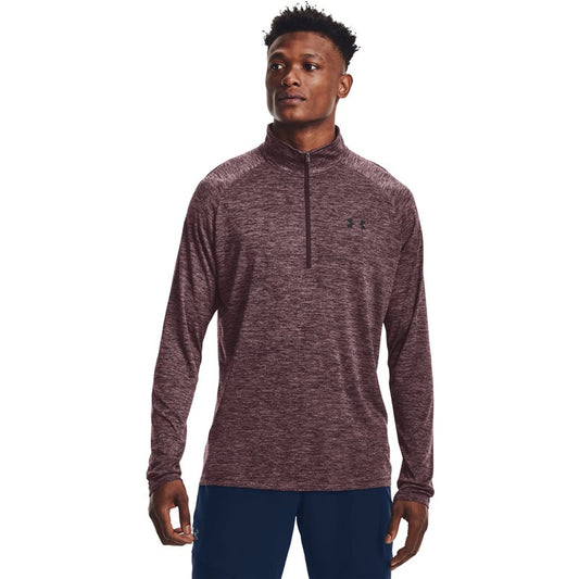 Under Armour Tech 1/2 Zip Top - Mens - Ash Plum/Black