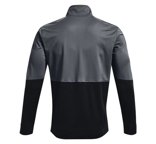 Under Armour Pique Track Jacket - Mens - Pitch Gray/White