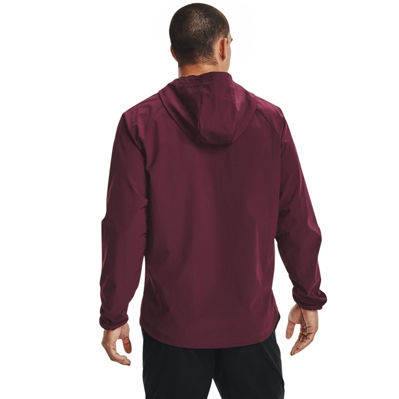Under Armour Woven Windbreaker Jacket - Mens - Dark Maroon/Dark Maroon