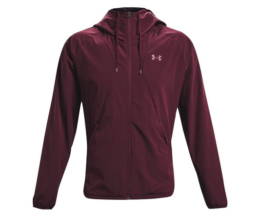 Under Armour Woven Windbreaker Jacket - Mens - Dark Maroon/Dark Maroon