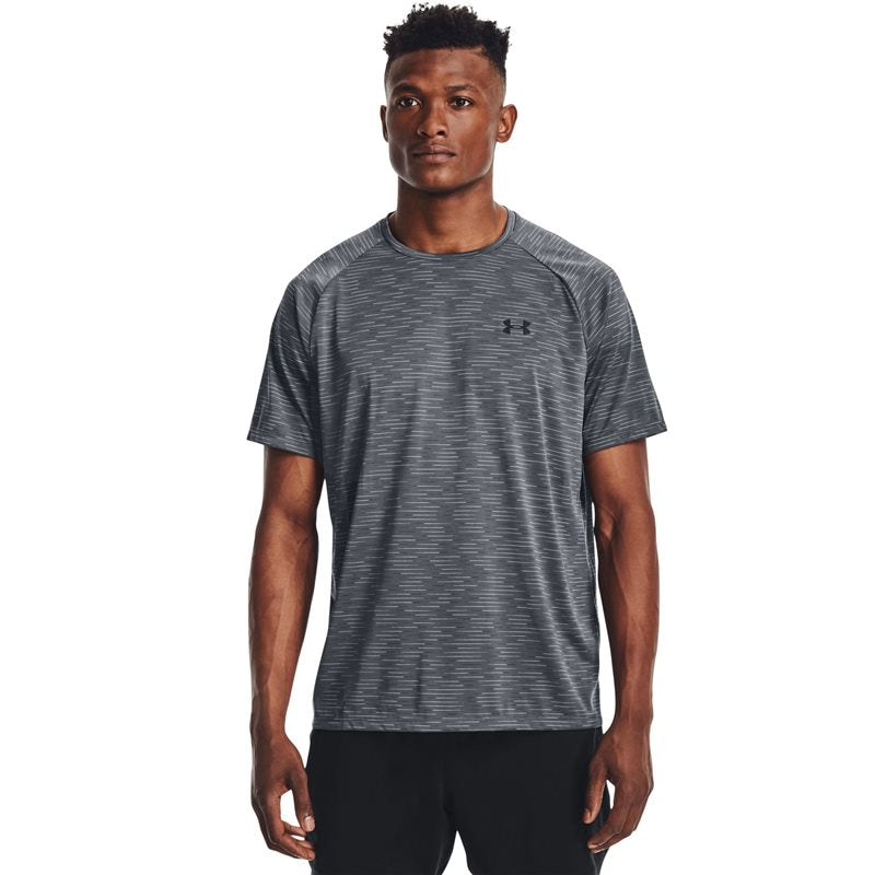 Under Armour Tech 2.0 Dash Short Sleeve Tee - Mens - Pitch Grey/Black