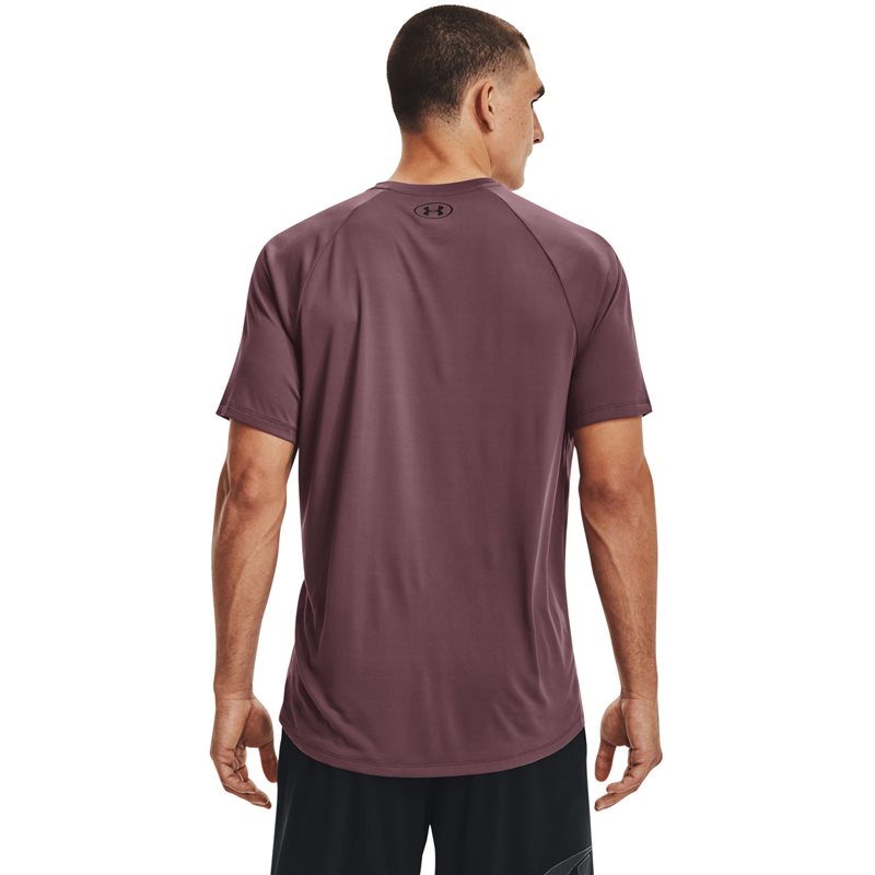 Under Armour Tech Short Sleeve Tee - Mens - Ash Plum/Black