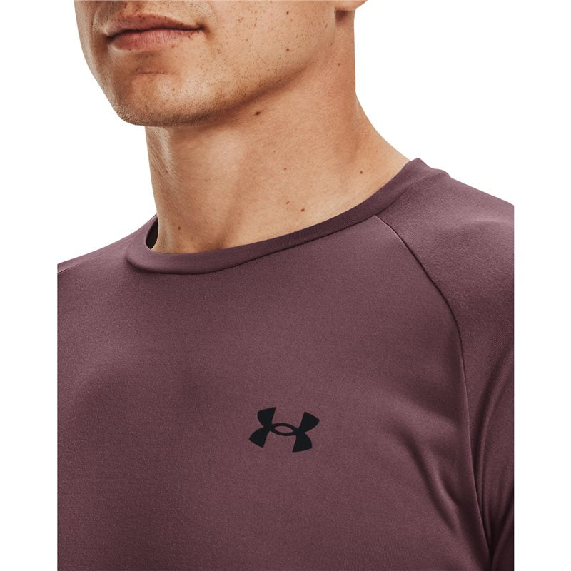 Under Armour Tech Short Sleeve Tee - Mens - Ash Plum/Black