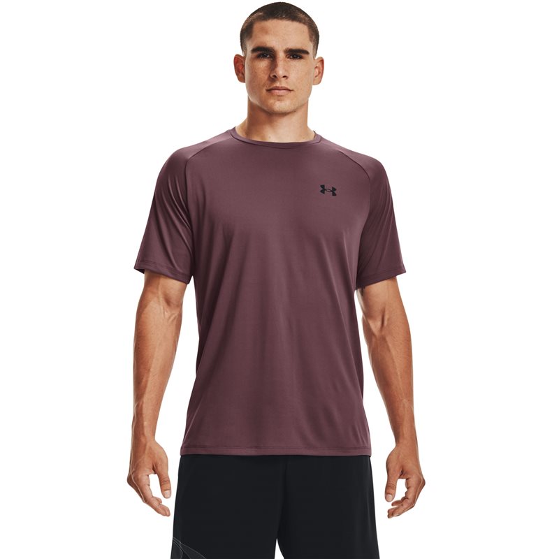 Under Armour Tech Short Sleeve Tee - Mens - Ash Plum/Black