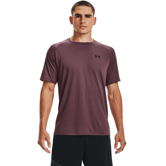 Under Armour Tech Short Sleeve Tee - Mens - Ash Plum/Black
