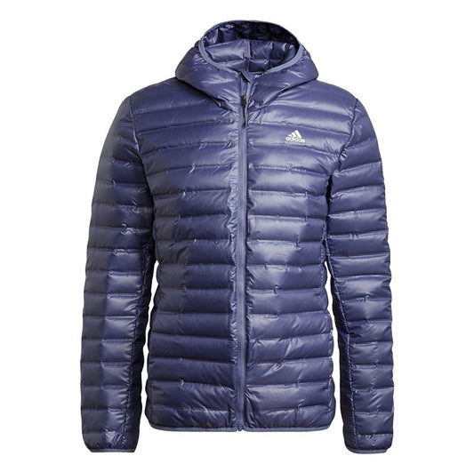 adidas Varilite Down Hooded Jacket - Mens - Orbit Violet