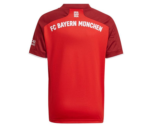 adidas FC Bayern Munich 2021/22 Short Sleeve Home Jersey - Youth - True Red