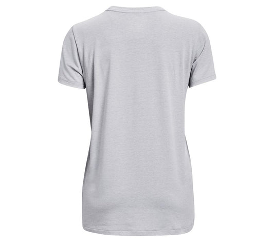 Under Armour Sportstyle Graphic Short Sleeve Tee - Womens - Mod Grey Light Heather/Midnight Navy