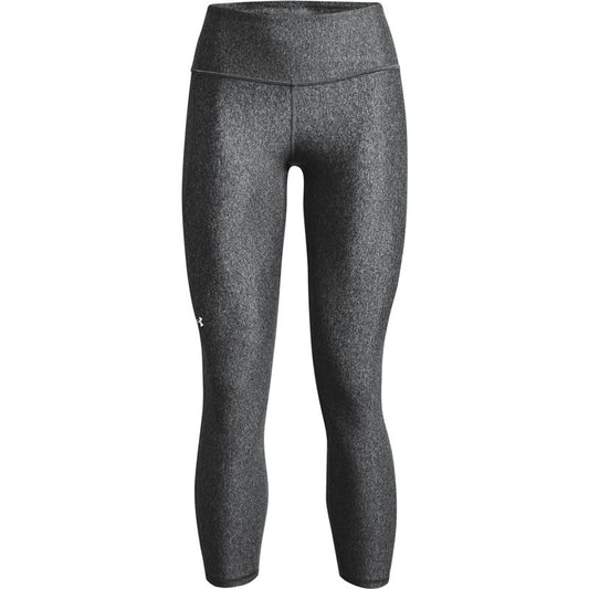 Under Armour HeatGear Armour Hi-Rise Ankle Leggings - Womens - Charcoal Light Heather/White