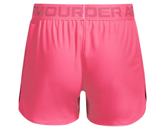 Under Armour Play Up Shorts - Girls - Cerise/Pink Lemonade