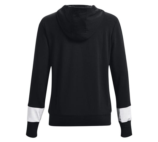 Under Armour Rival Terry CB Full Zip Hoodie - Womens - Black/White
