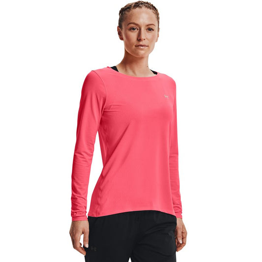 Under Armour HeatGear Armour Long Sleeve Tee - Womens - Brilliance/Metallic Silver