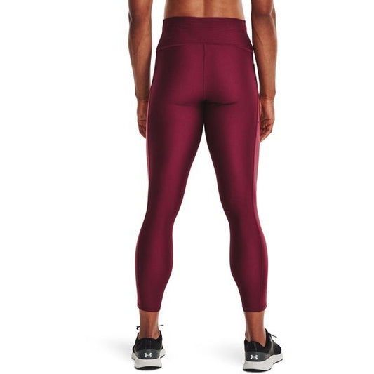Under Armour HeatGear Armour Ankle Leggings - Womens - League Red/Dark Maroon