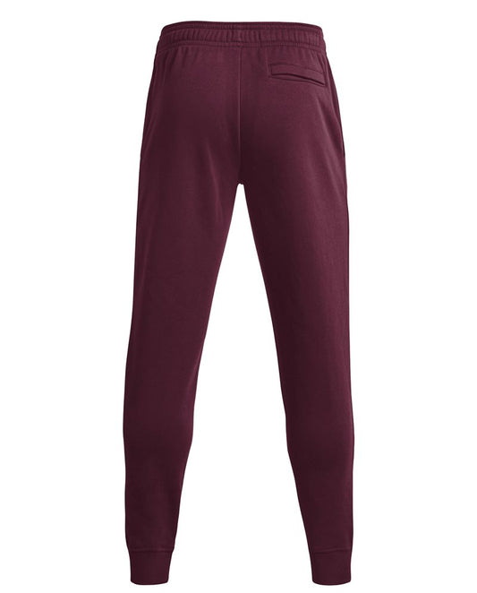 Under Armour Rival Fleece Joggers - Mens - Dark Maroon/Onyx White