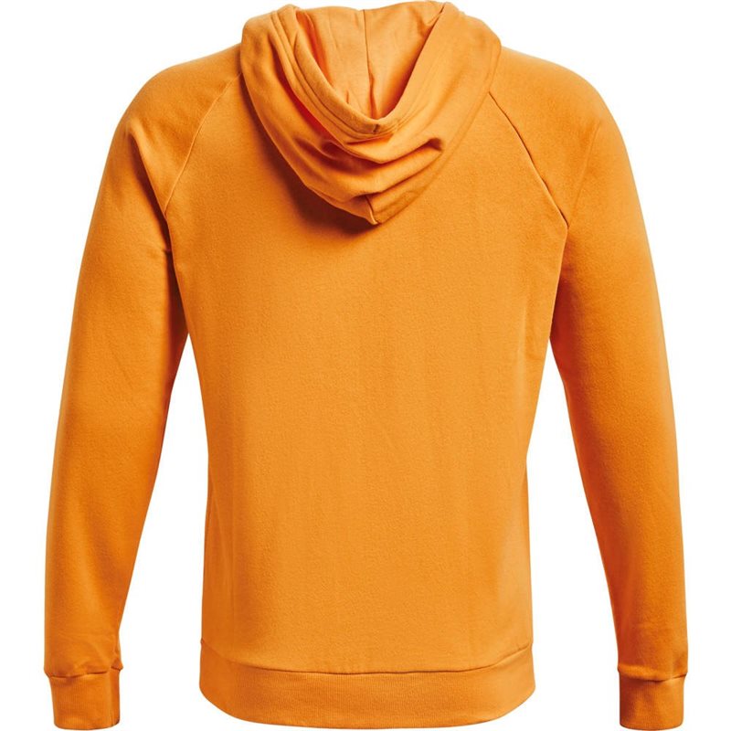 Under Armour Rival Fleece Hoodie - Mens - Omega Orange/Onyx White