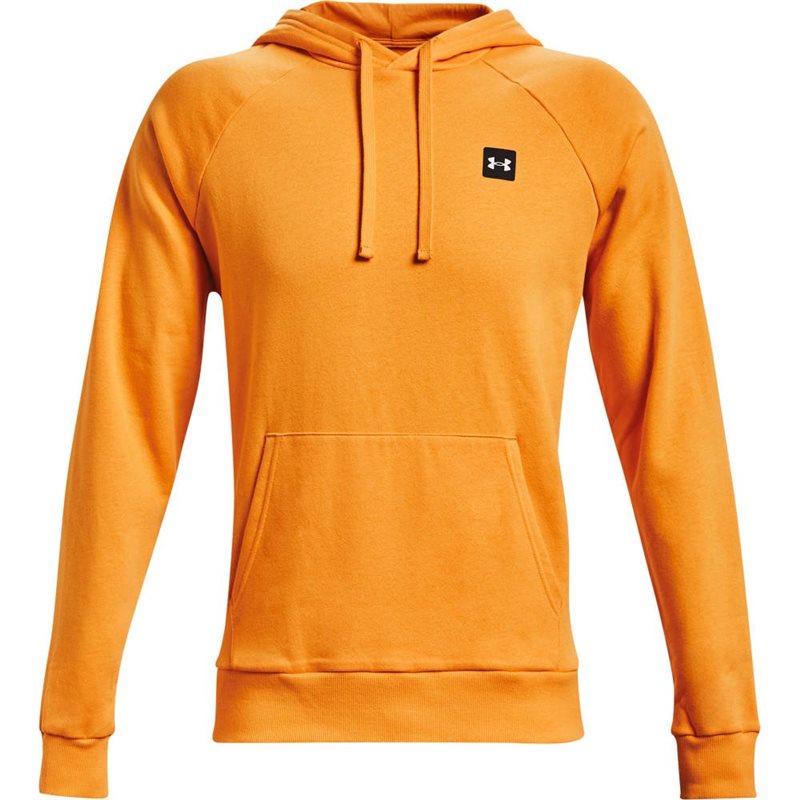 Under Armour Rival Fleece Hoodie - Mens - Omega Orange/Onyx White