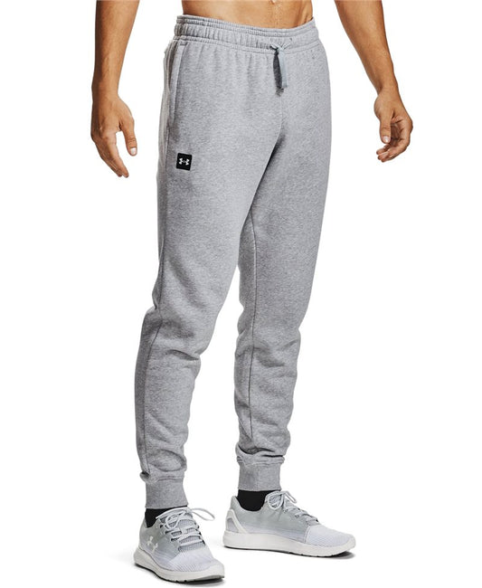 Under Armour Rival Fleece Joggers - Mens - Mod Grey Light Heather/Onyx White