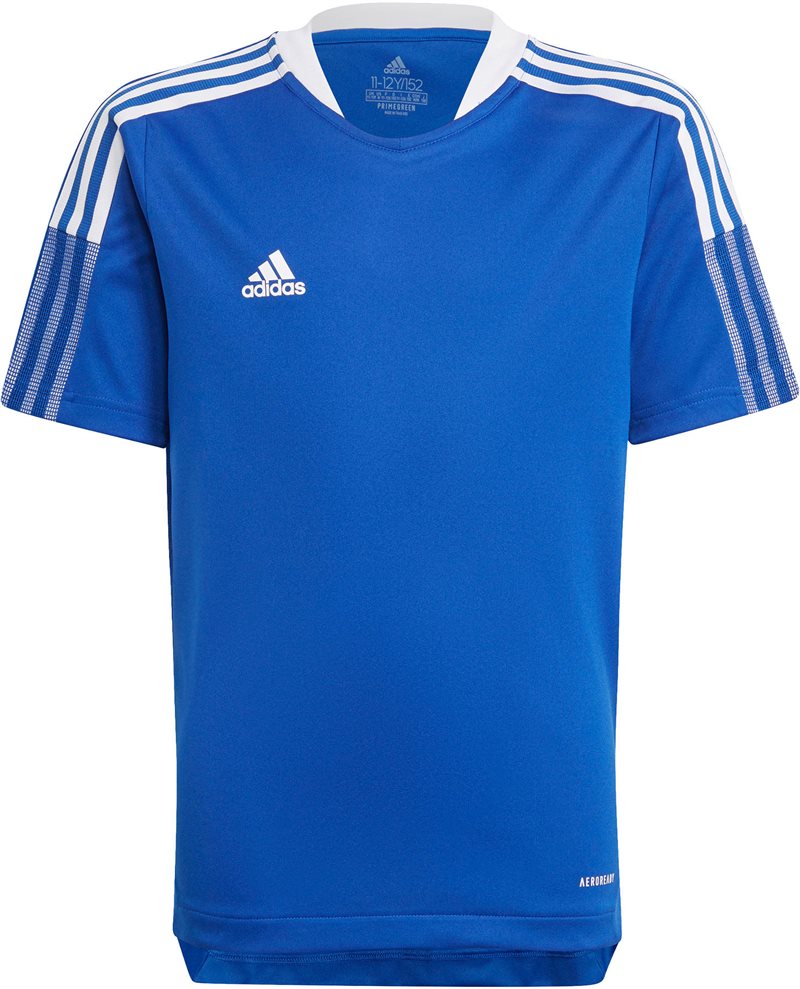 adidas Tiro 21 Training Jersey - Youth - Royal Blue/White
