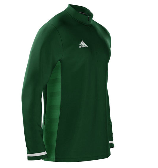 adidas Mi Team 19 1/4 Zip Top - Mens - Dark Green/Light Green