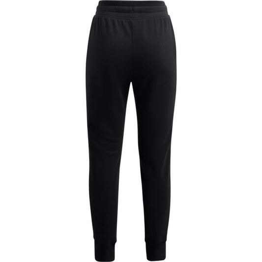 Under Armour Rival Fleece Joggers - Girls - Black/White/Cerise