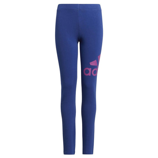 adidas Big Logo Leggings - Girls - Victory Blue/Sonic Fuchsia