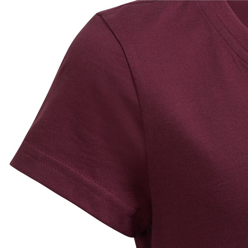 adidas Big Logo Tee - Girls - Victory Crimson/Halo Blush