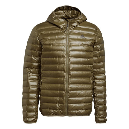 adidas Varilite Down Hooded Jacket - Mens - Focus Olive