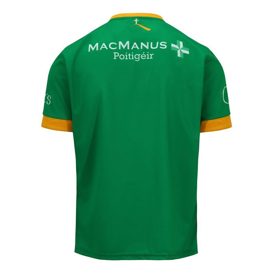 Mc Keever Leitrim GAA Official Home Jersey - Adult - Green/Gold