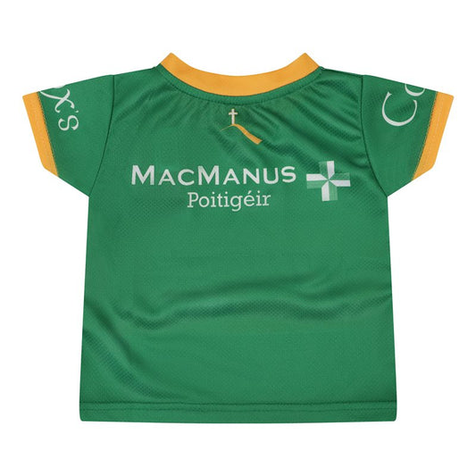 Mc Keever Leitrim GAA Official Home Jersey - Infants - Green/Gold