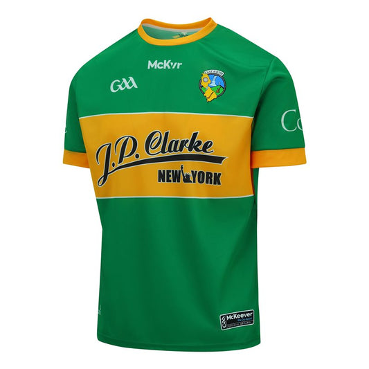 Mc Keever Leitrim GAA Official Home Jersey - Kids - Green/Gold