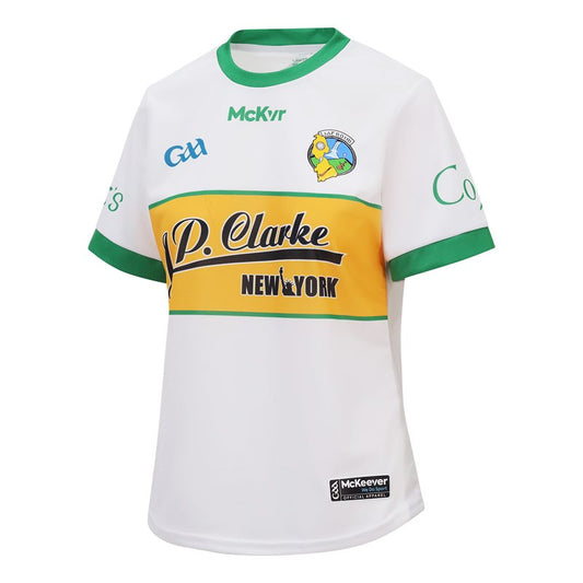Mc Keever Leitrim GAA Official Goalkeeper Jersey - Womens - White/Green/Gold