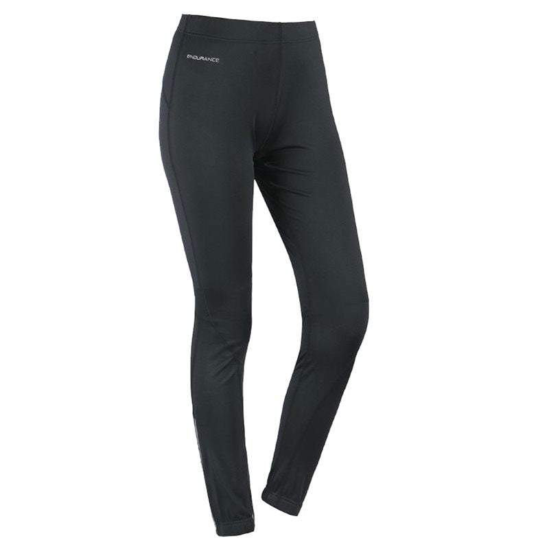Endurance Valence Long Running Tights - Womens - Black