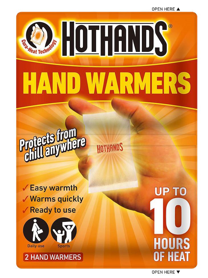 Hot Hands Hand Warmers - Pack of 2