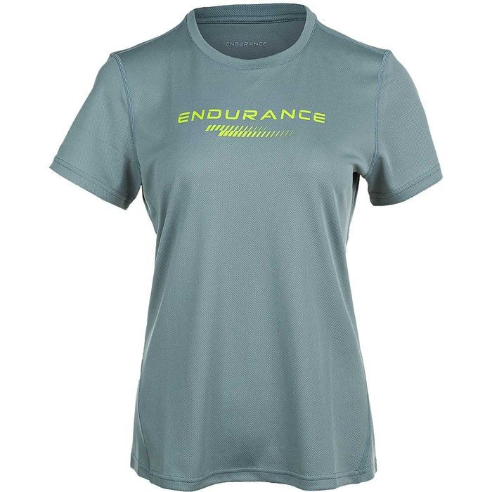 Endurance Keiling Logo Tee - Womens - Slate Grey