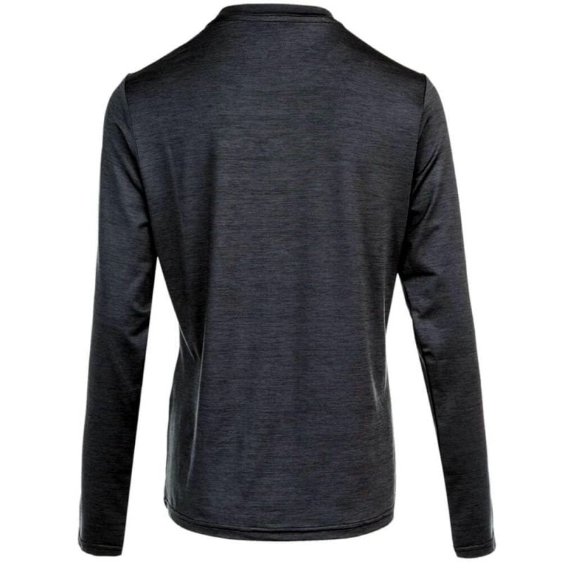 Endurance Maje Melange Long Sleeve Running Tee - Womens - Black