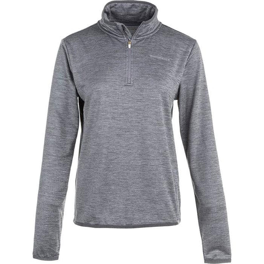 Endurance Vironic Waffle Melange Loose Fit Midlayer - Womens - Mid Grey Melange