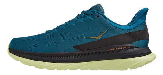 Hoka One One Mach 4 Running Shoes - Mens - Blue Coral/Black