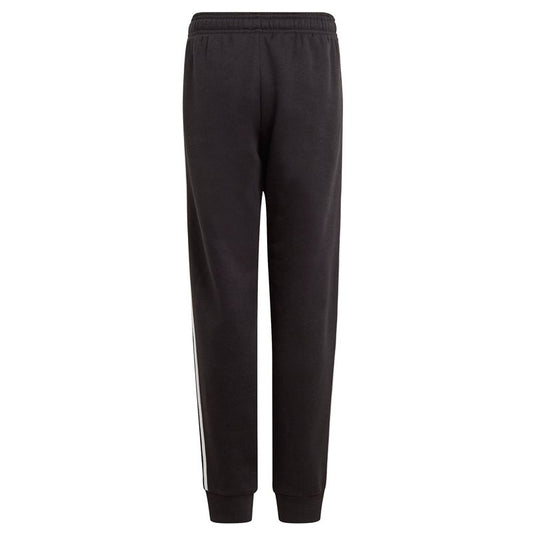 adidas 3 Stripe Fleece Pants - Boys - Black/White