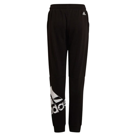 adidas Logo Pants - Boys - Black/White