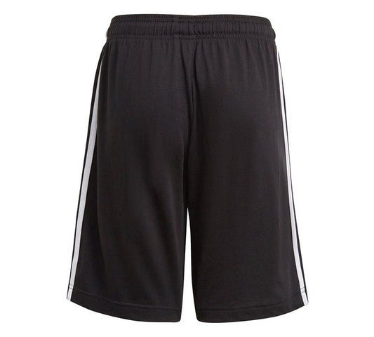 adidas Essentials 3 Stripe Shorts - Boys - Black/White