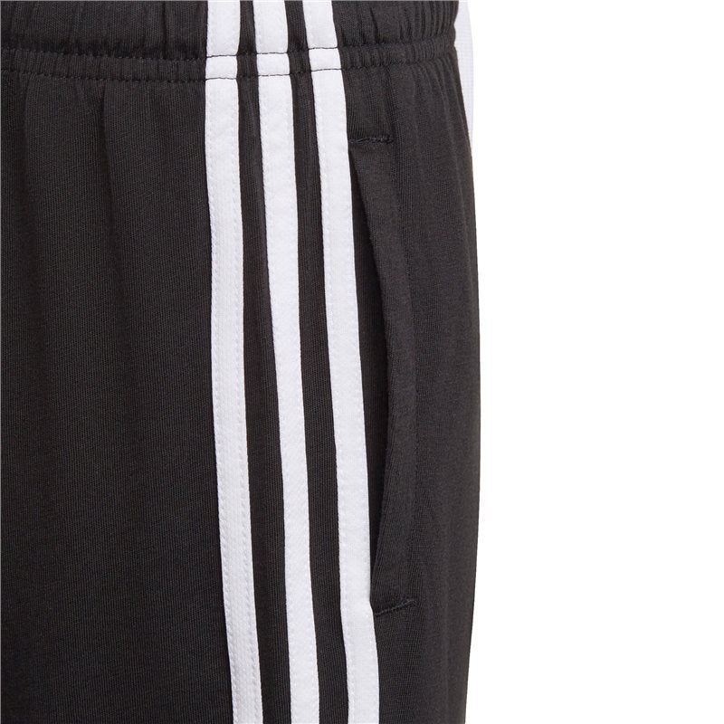 adidas Essentials 3 Stripe Shorts - Boys - Black/White