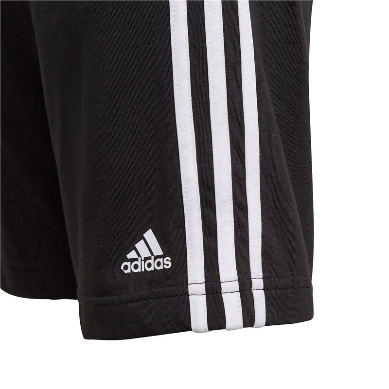 adidas Essentials 3 Stripe Shorts - Boys - Black/White